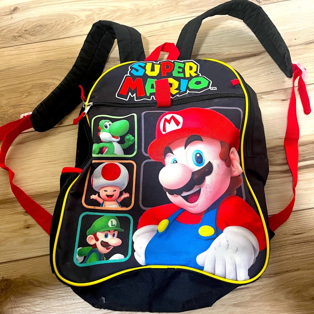 Mario book bag